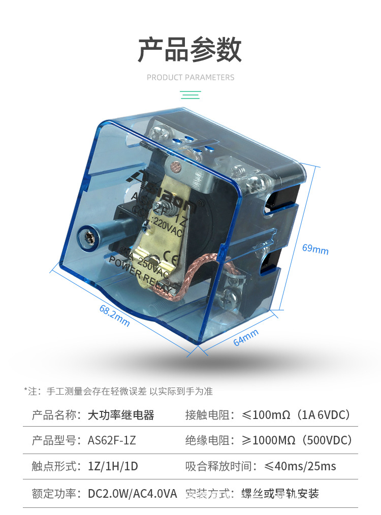 中间继电器JQX-62F-1Z (7)